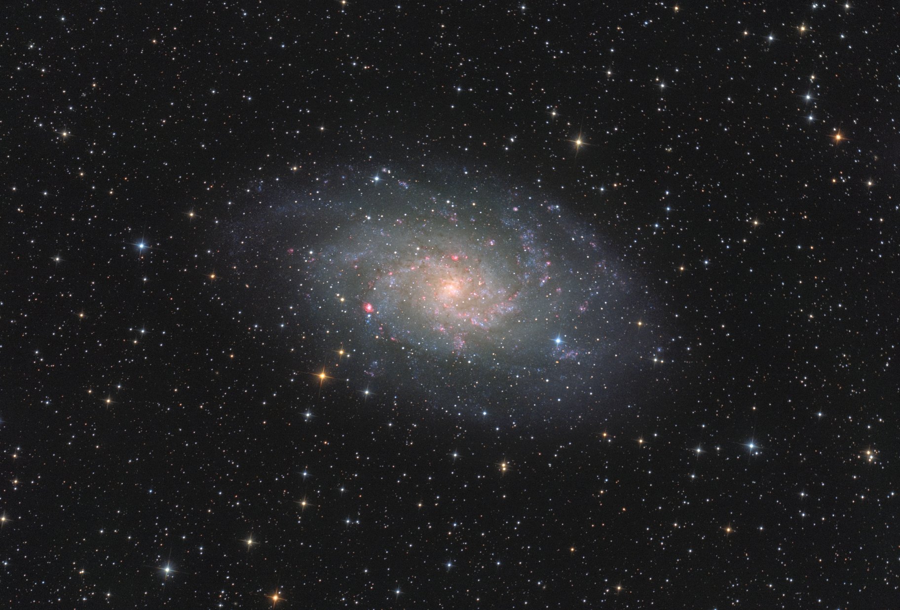 M33 RGB + H-alpha