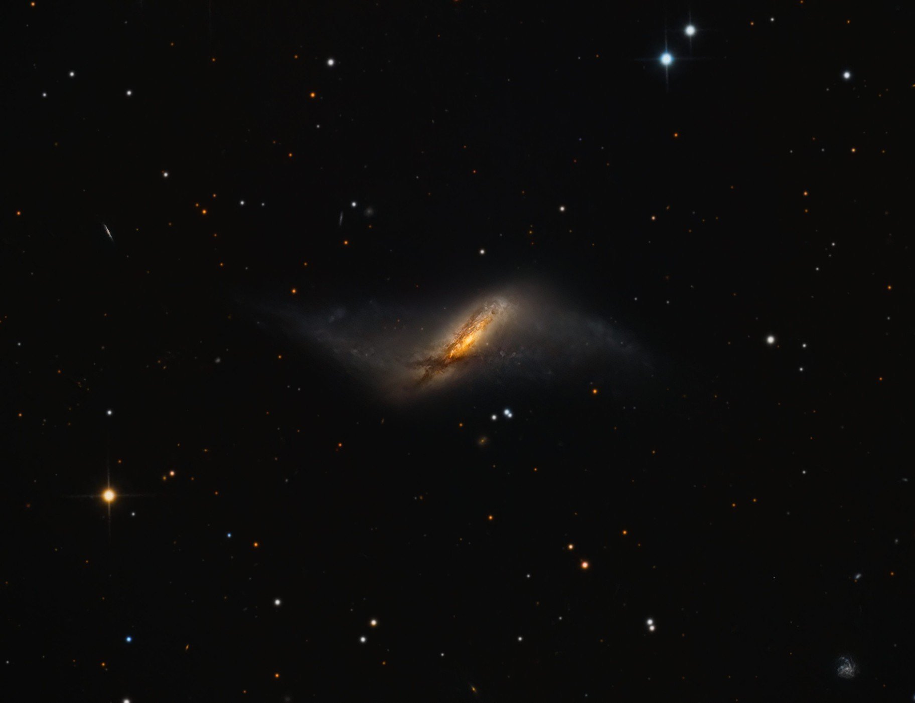 NGC 660 Unique Polar-Ring Galaxy